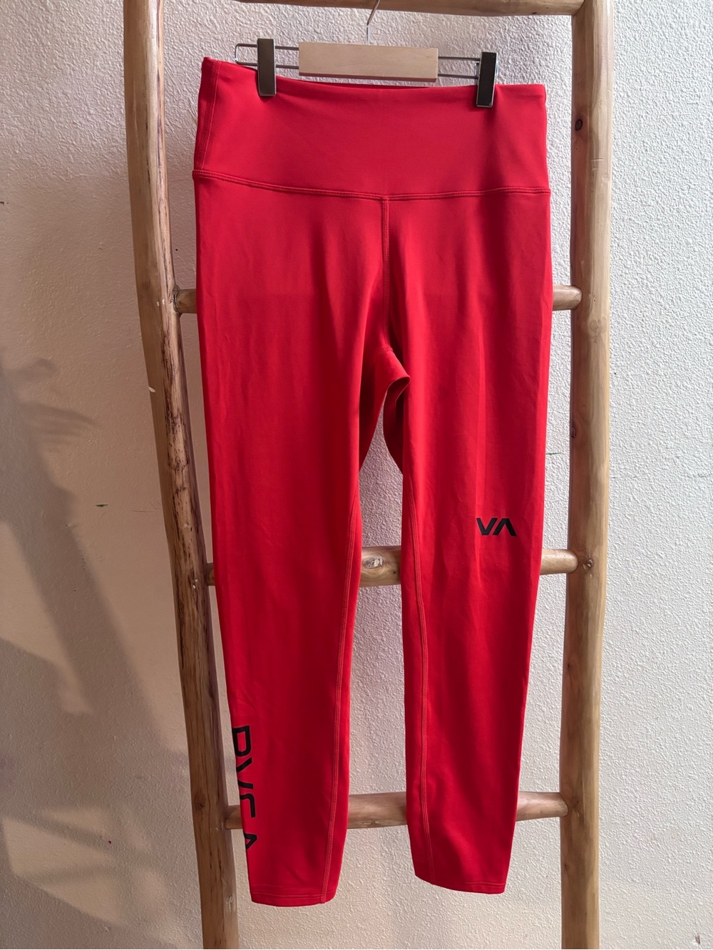 RVCA Red Performance Leggings